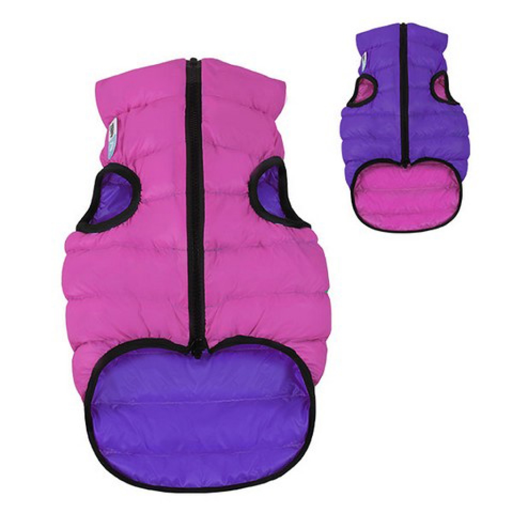 AIRY VEST bunda pro psy růžová/fialová XS 22