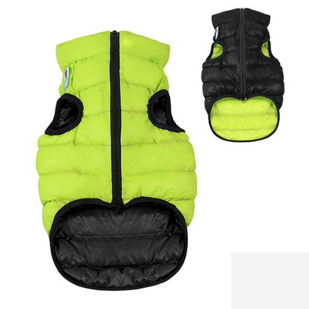 AIRY VEST bunda pro psy zelená/černá XS 22