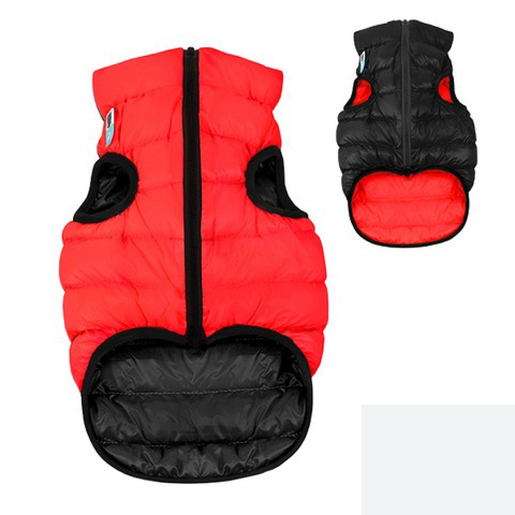 AIRY VEST bunda pro psy červená/černá XS 22