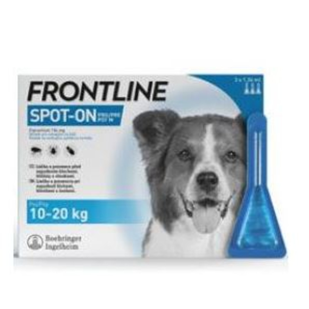 FRONTLINE SPOT ON pro psy M (10-20kg) - 3x1,34ml