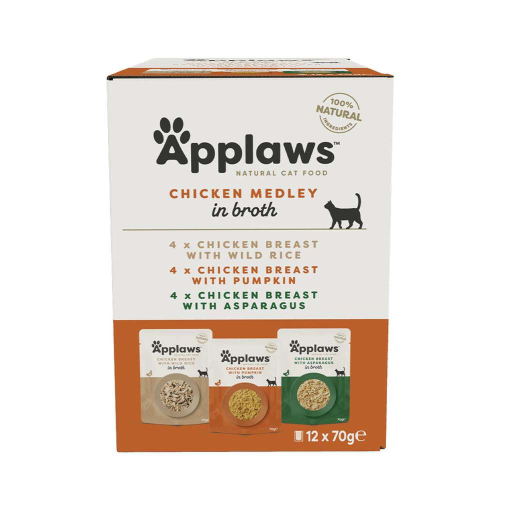 Applaws kapsička Cat Multipack Kuřecí 12x70g