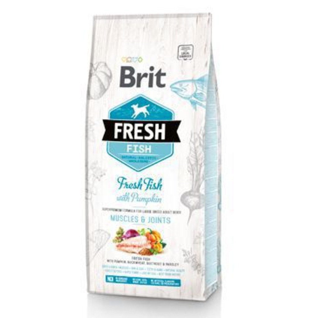 Brit Fresh Fish with Pumpkin Adult Large Muscles & Joints 12kg