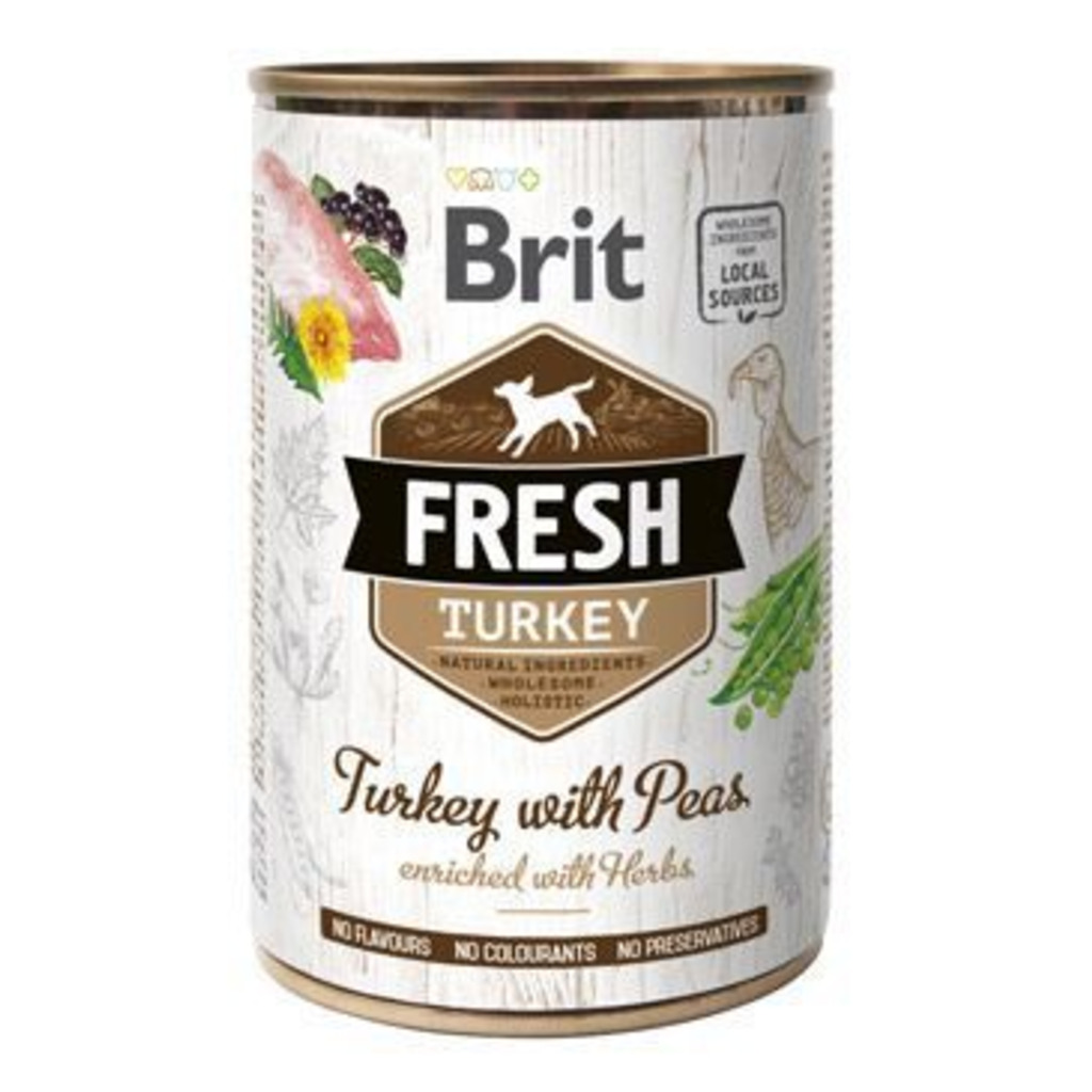 Brit Fresh Turkey with Peas 400g