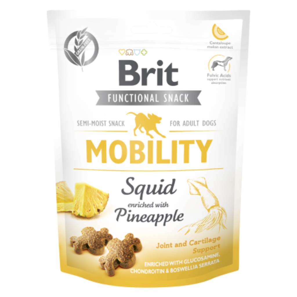 Brit Care Dog Functional Snack Mobility Squid 150g