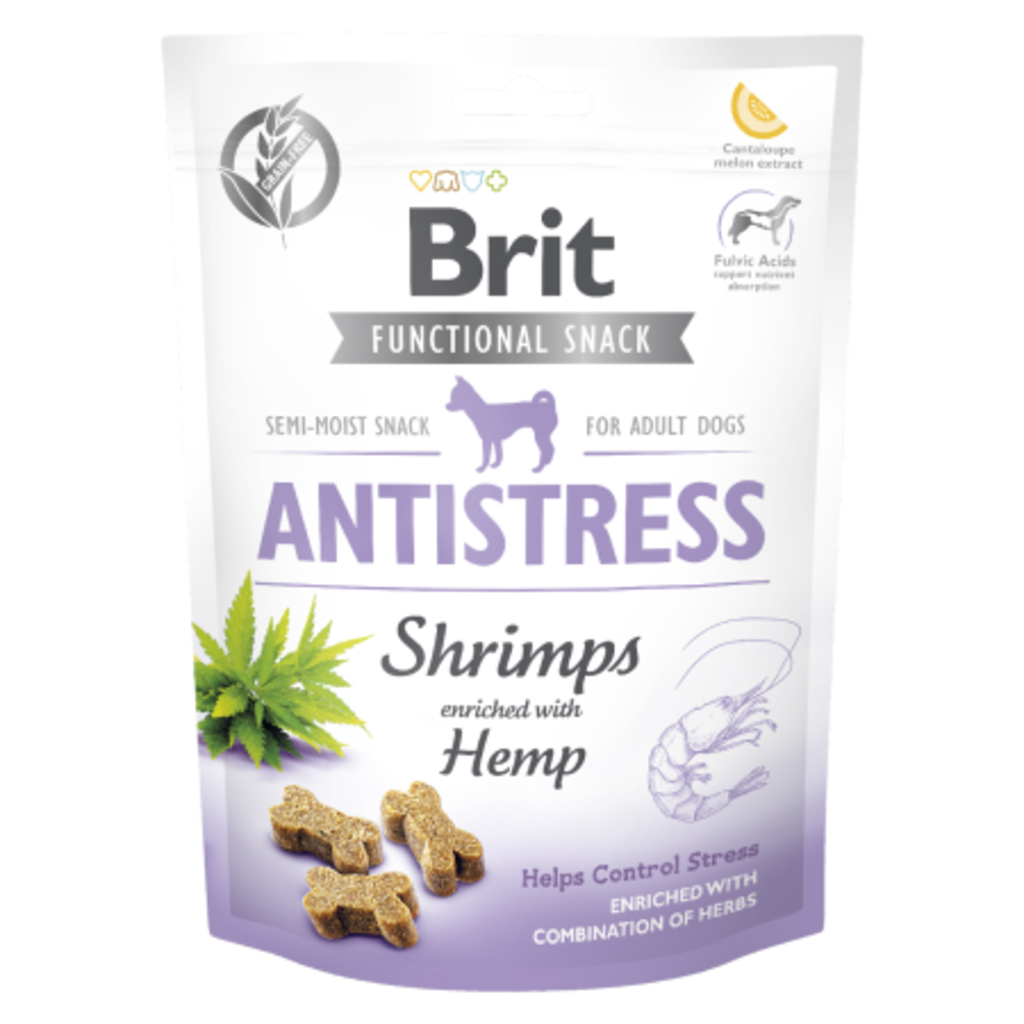 Brit Care Dog Functional Snack Antistress Shrimps 150g