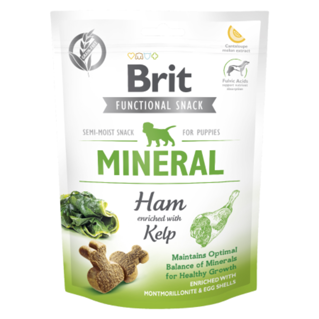 Brit Care Dog Functional Snack Mineral Ham Puppies 150g