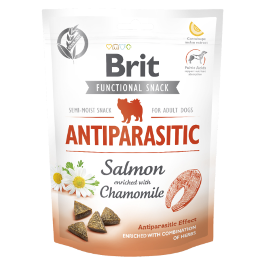 Brit Care Dog Functional Snack Antiparasit Salmon 150g