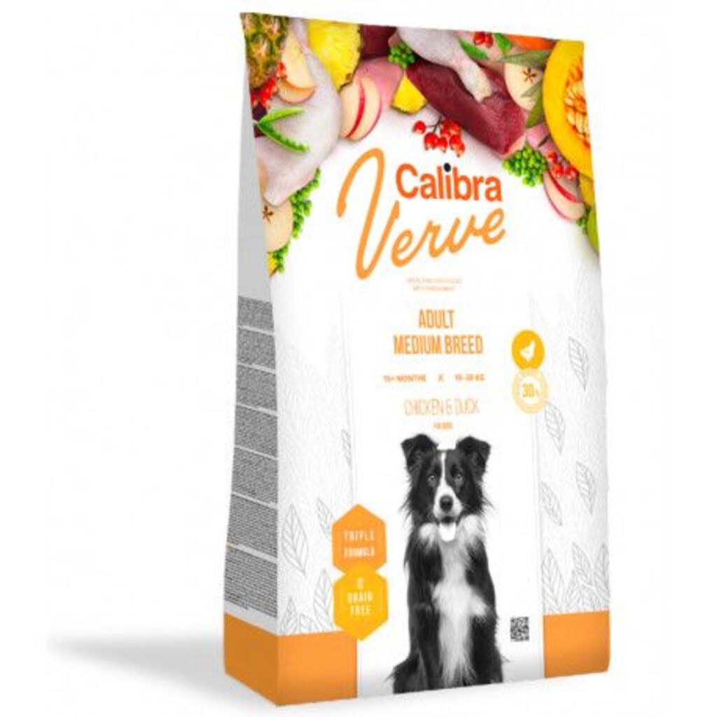 Calibra Dog Verve GF Adult Medium Chicken&Duck 12kg