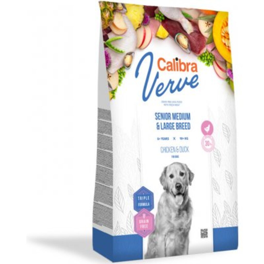 Calibra Dog Verve GF Senior M&L Chicken&Duck 12kg