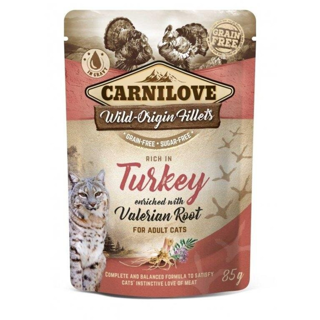 Carnilove Cat Pouch Turkey Enriched With Valerian 85g