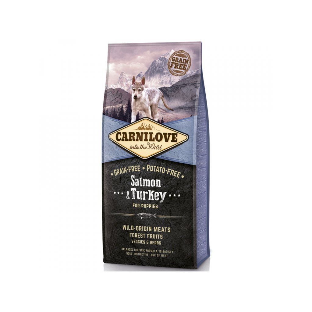Carnilove Dog Salmon & Turkey for Puppies NEW 1,5kg
