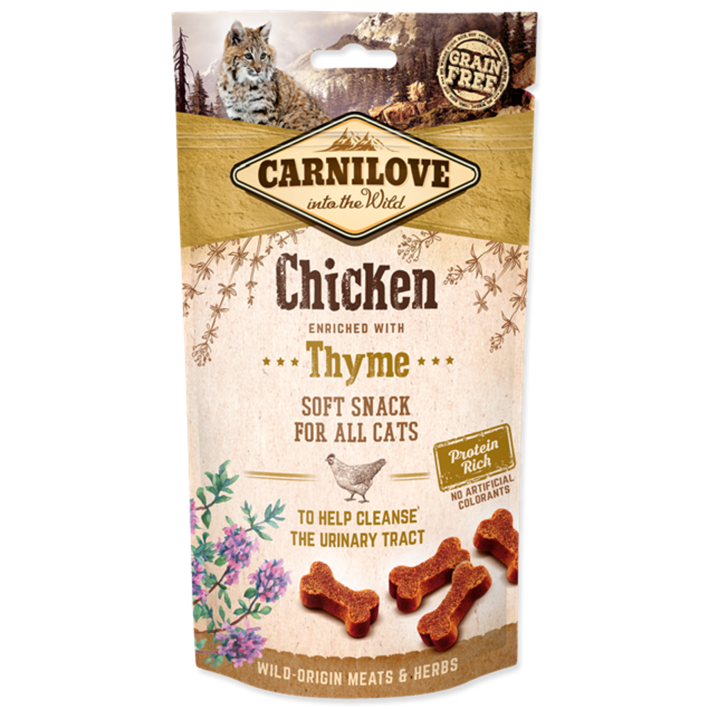 Carnilove Cat Semi Moist Chicken enriched with Thyme 50g