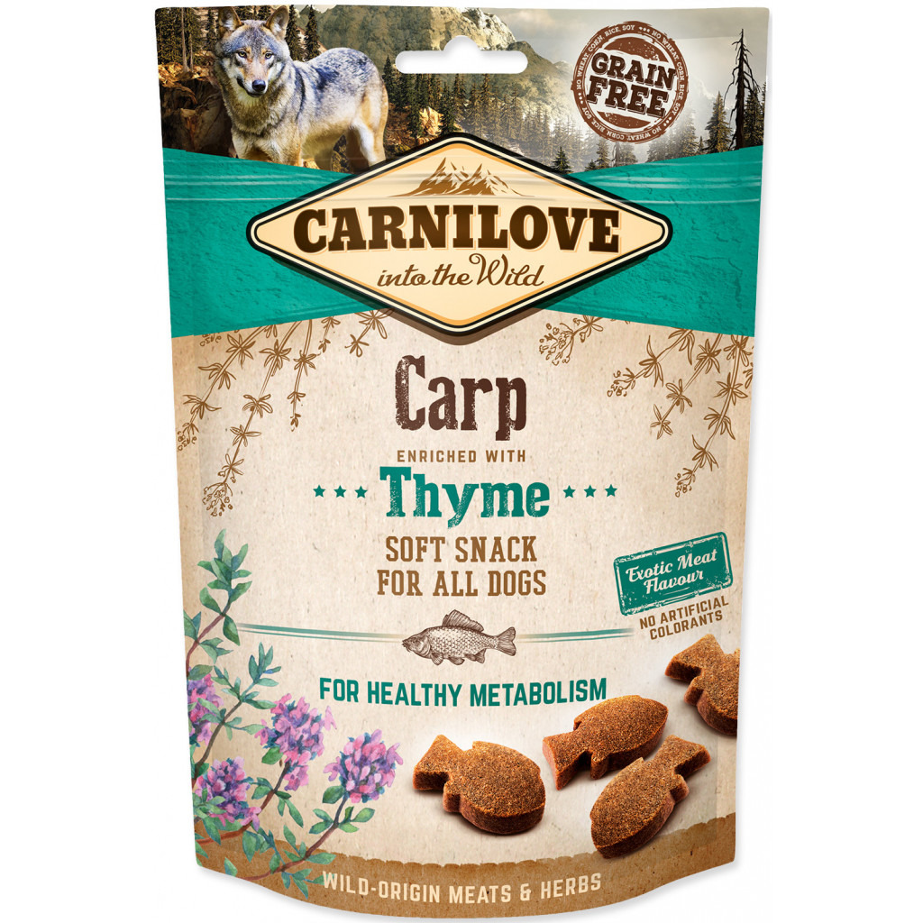 Carnilove Dog Semi Moist Carp with Thyme 200g