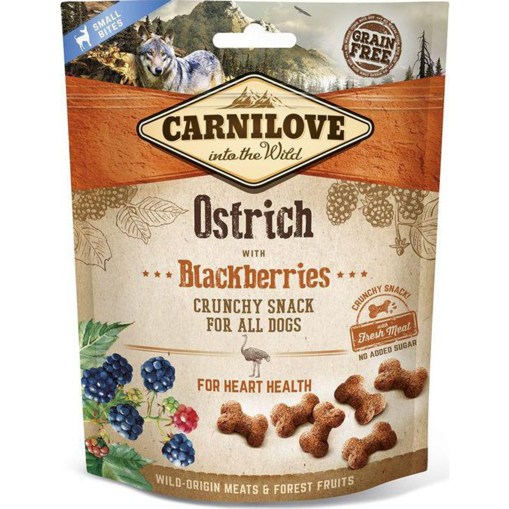 Carnilove Dog Crunchy Ostrich with Blackberries 200g