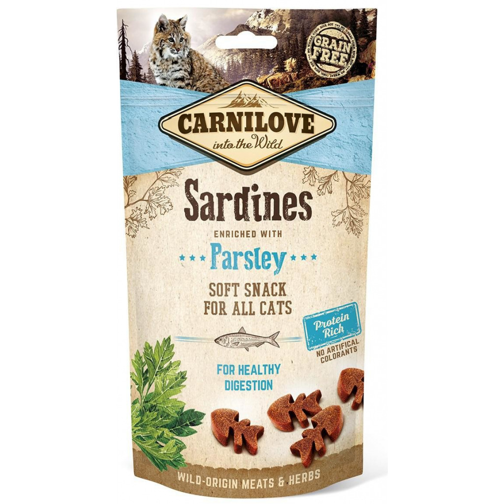 Carnilove Cat Semi Moist Sardine enriched with Parsley 50g