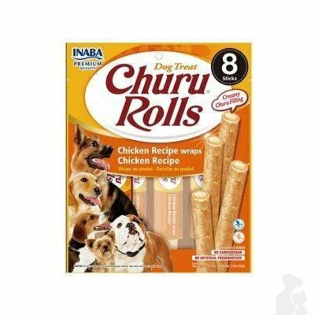 Churu Dog Rolls Chicken wraps Chicken 8x12g