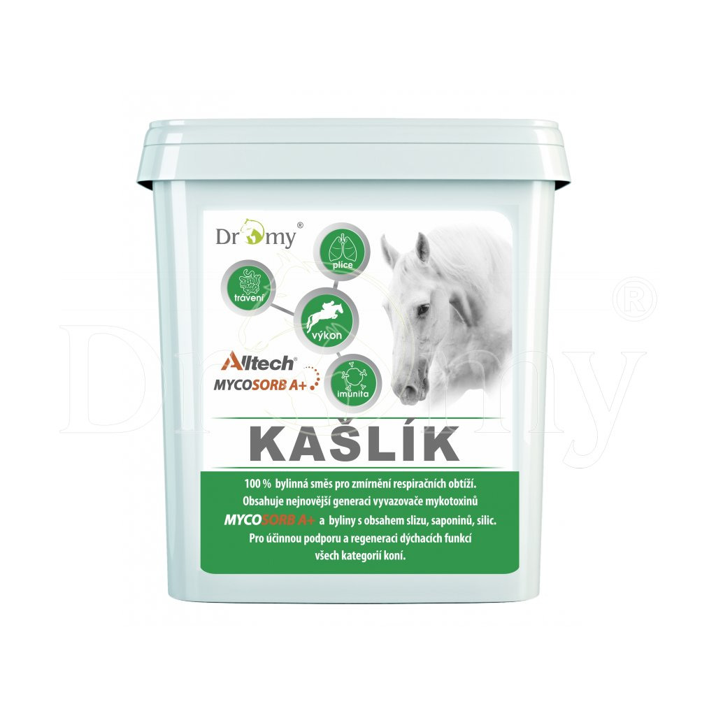 Dromy Kašlík A+ s vyvazovačem mykotoxinů 21 dávek 2100 g 