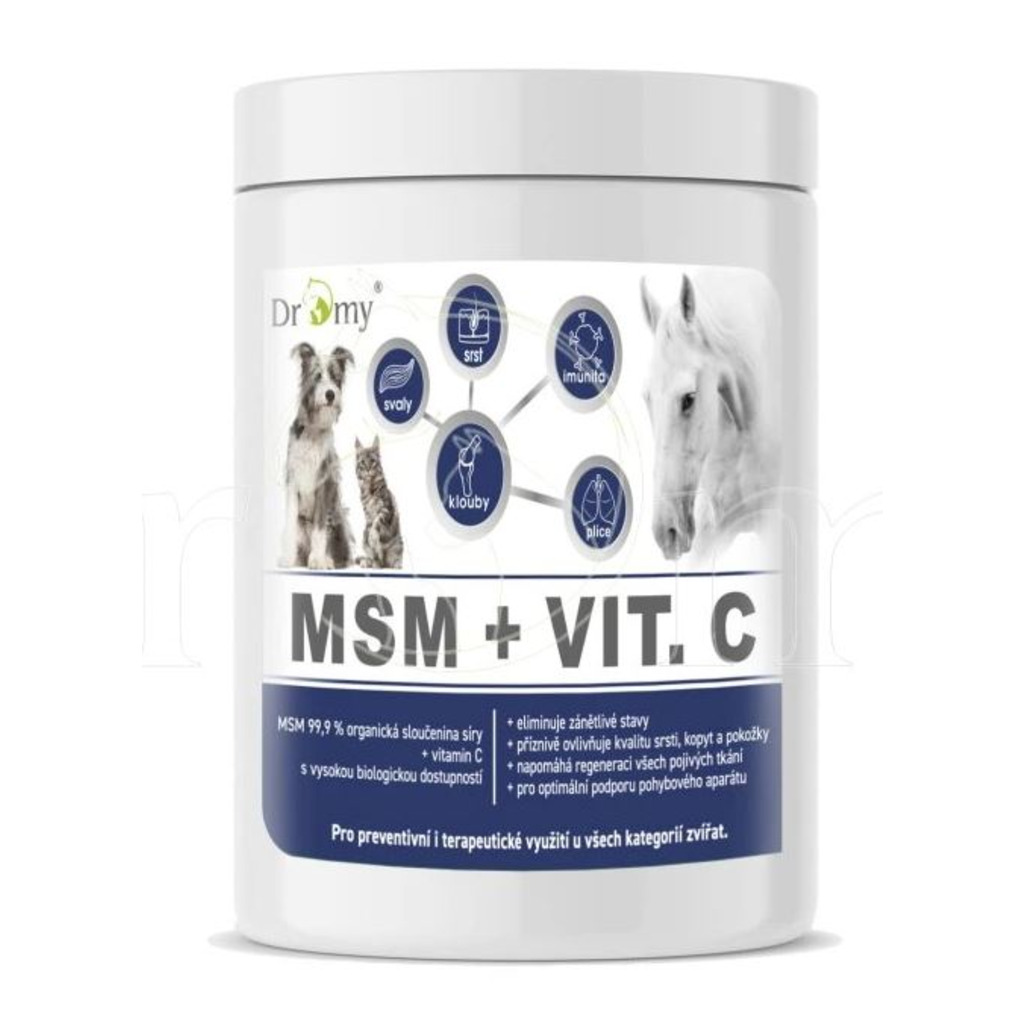 Dromy MSM + vitamin C - 2000g