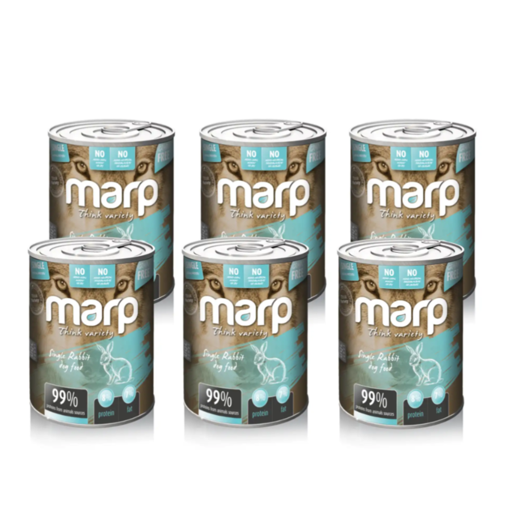 Marp Dog Variety Single králík konzerva pro psy 6x400g