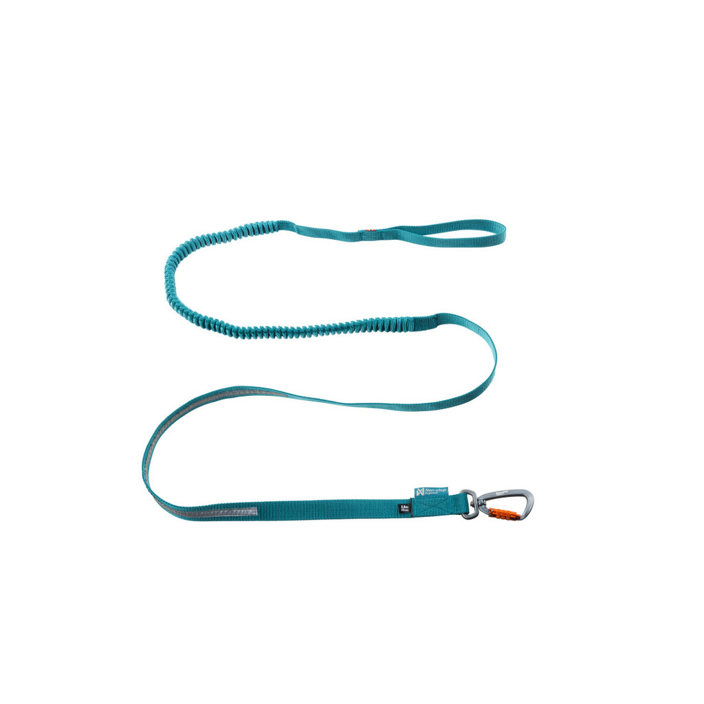 Non-stop Dogwear Touring Bungee Leash 1,2m/23mm Teal - Vodítko s amortizérem pro velké psy 