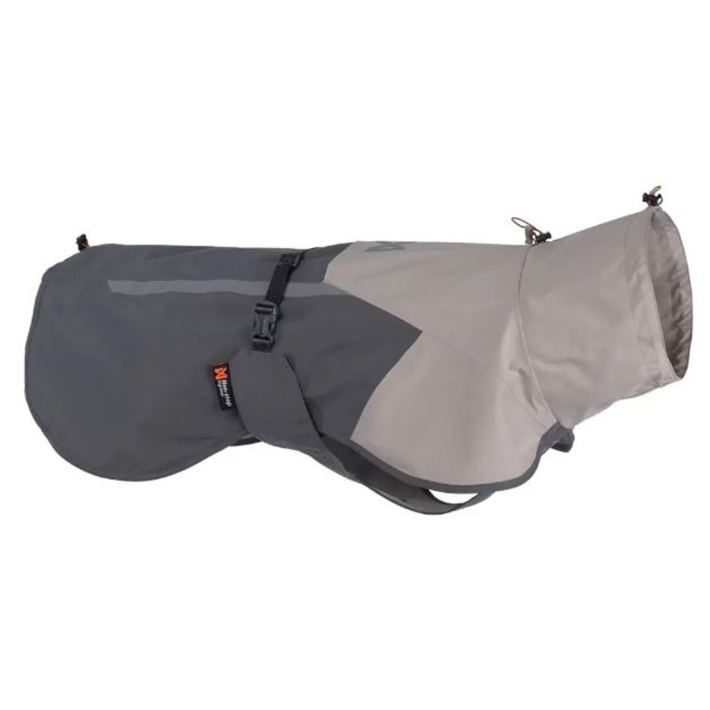 Non-stop Dogwear pláštěnka Fjord raincoat 2.0 šedá - velikost  40 - 90
