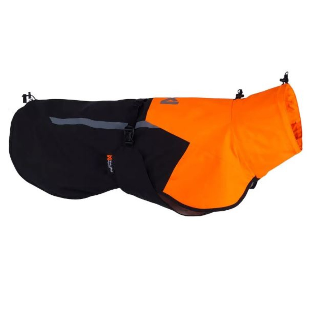Non-stop Dogwear pláštěnka Fjord raincoat 2.0 oranžová - velikost  40 - 90