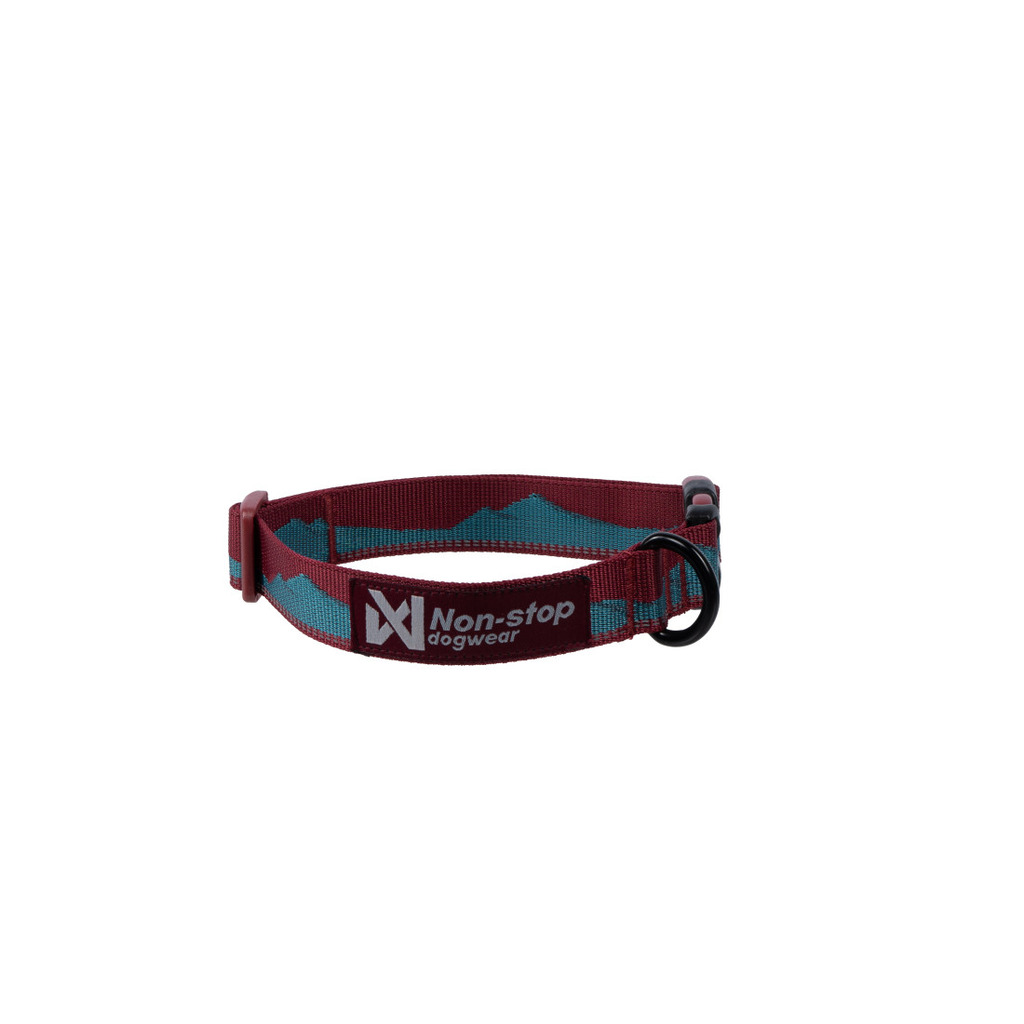 Non-stop Dogwear Obojek Trail quest collar teal/vínová