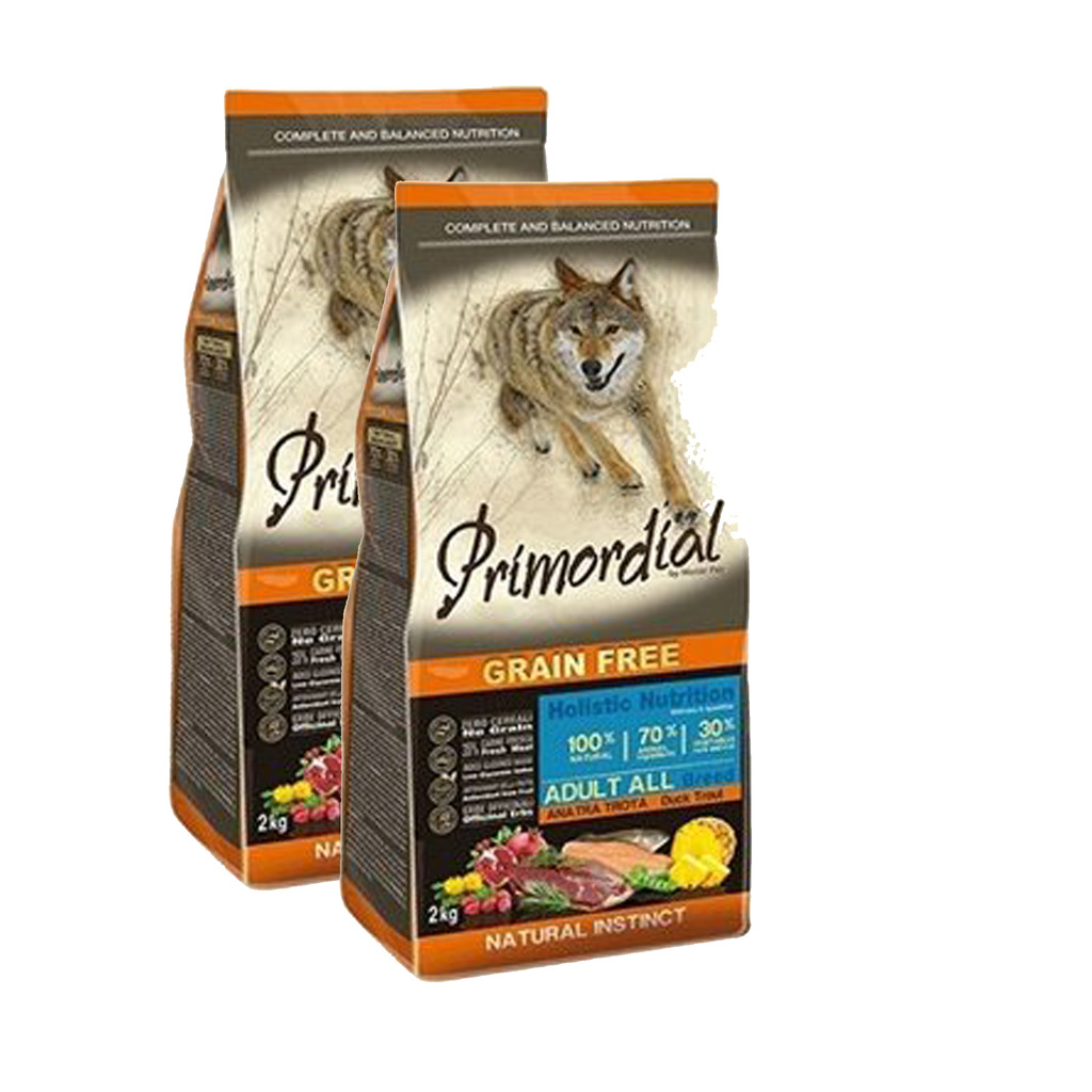 Primordial Grain-Free Adult Trout & Duck 2x12kg + DOPRAVA ZDARMA