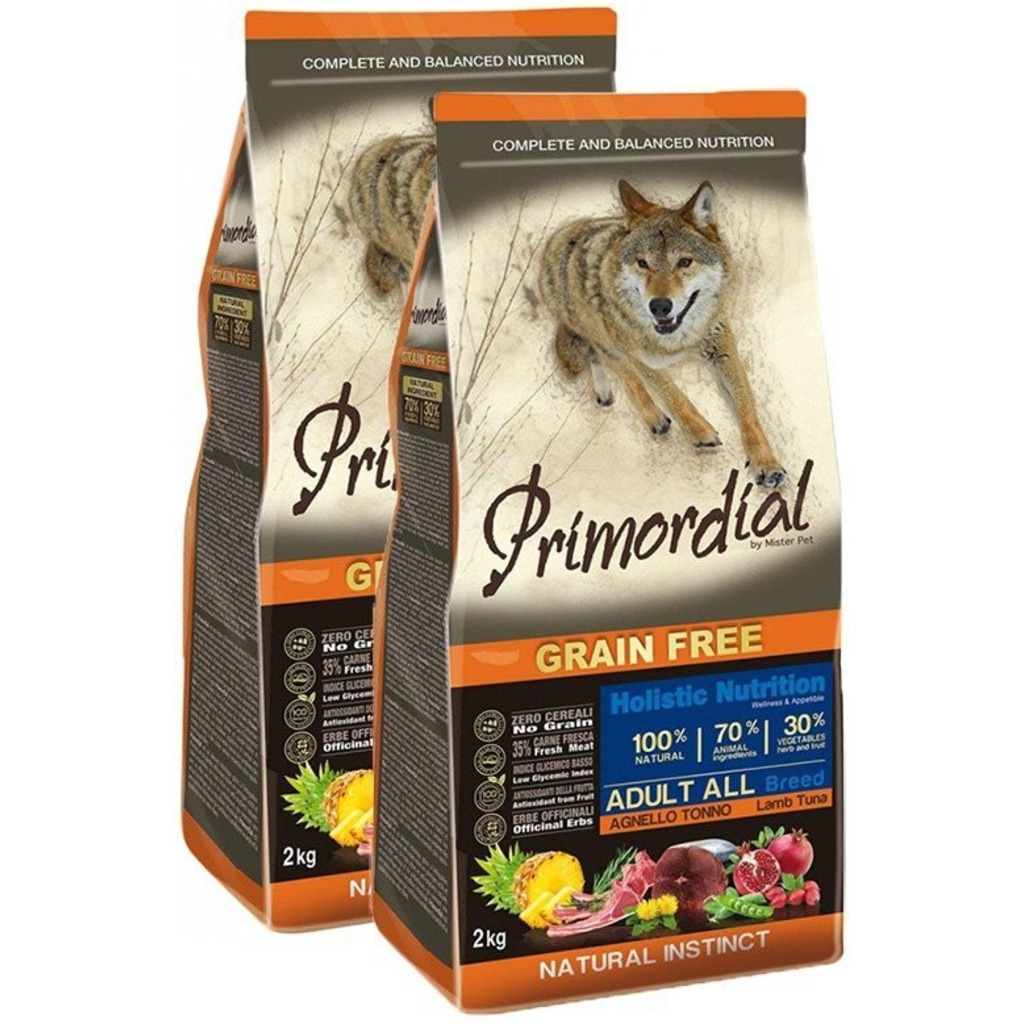 Primordial Grain-Free Adult Tuna & Lamb 2x12kg + DOPRAVA ZDARMA