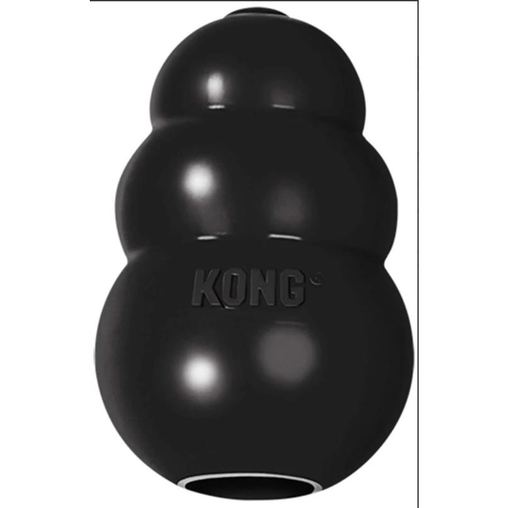 KONG hračka guma extreme granát L černá
