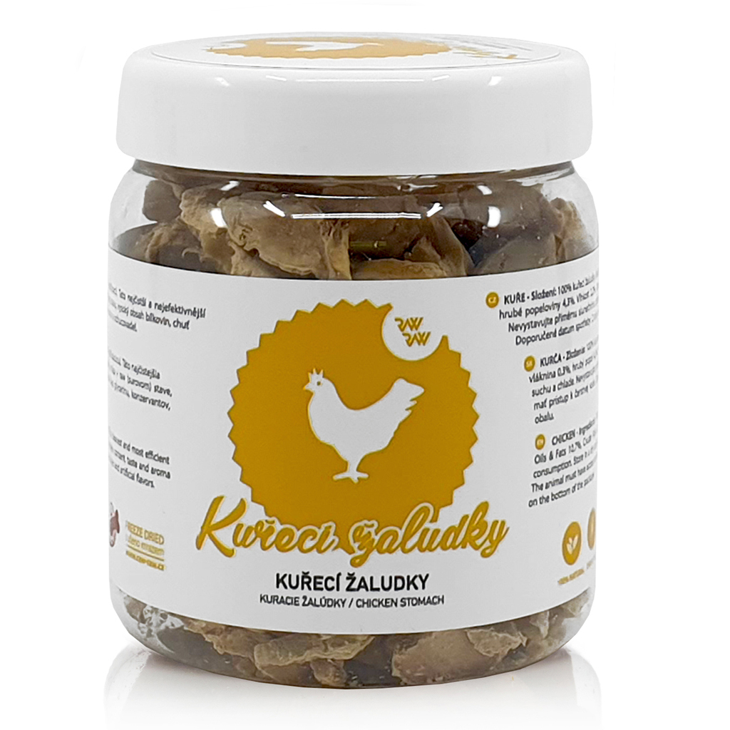 Raw Raw pamlsky mrazem sušené Kuřecí žaludky 60g