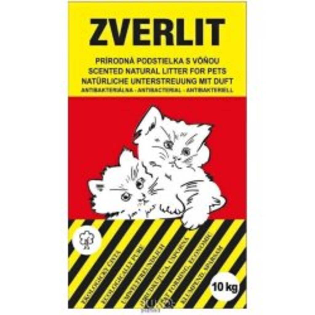 ZVERLIT červený hrubý s vůní Podestýlka kočka 10kg