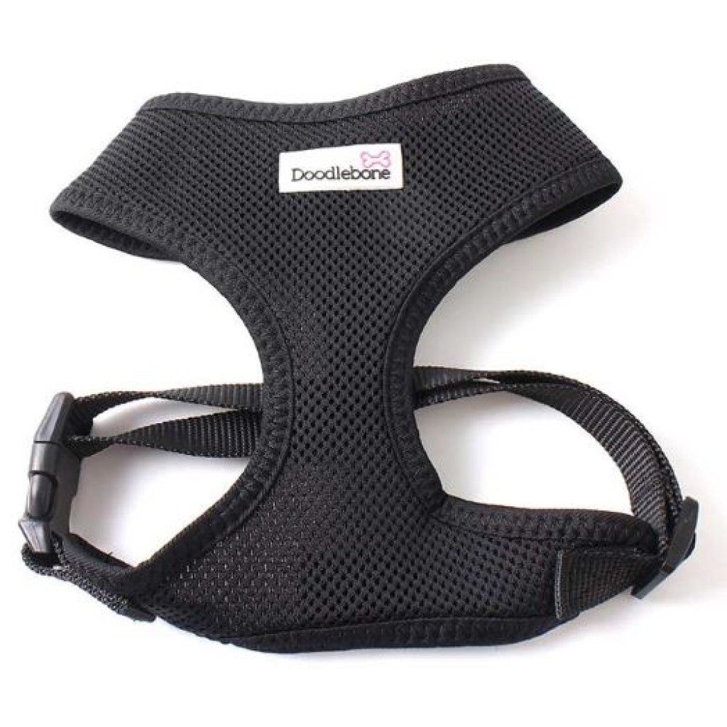 Postroj Doodlebone Airmesh černý - velikost XL