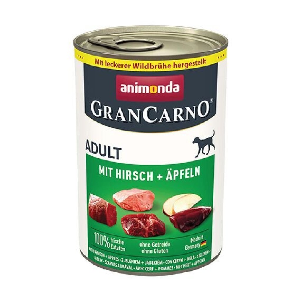 Animonda GRANCARNO konzerva ADULT s jelením masem a jablky 400g NEW