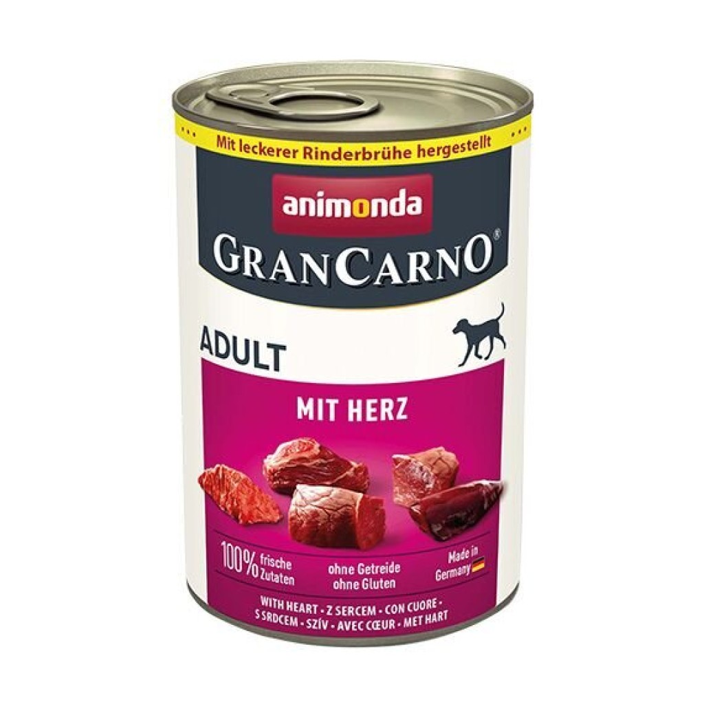 Animonda GRANCARNO konzerva ADULT se srdcem 400g NEW