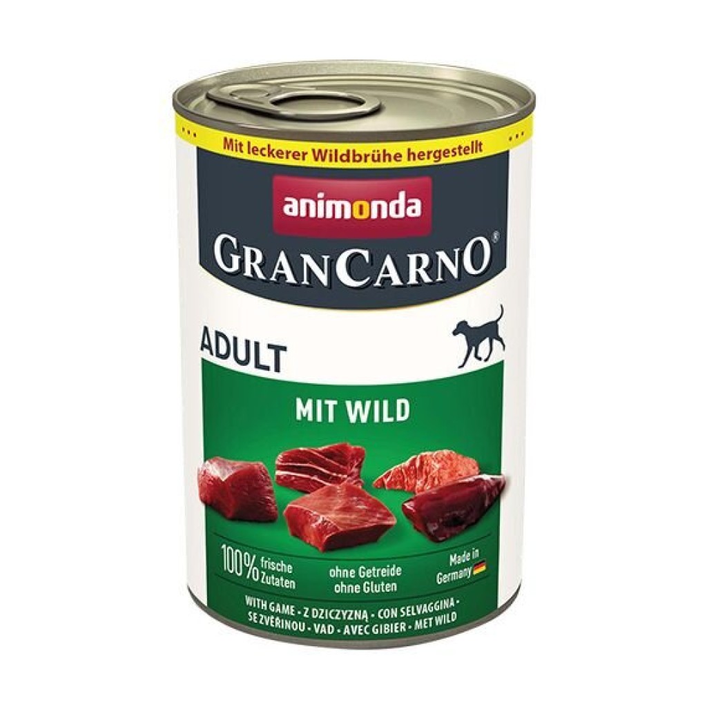 Animonda GRANCARNO konzerva ADULT se zvěřinou 400g NEW