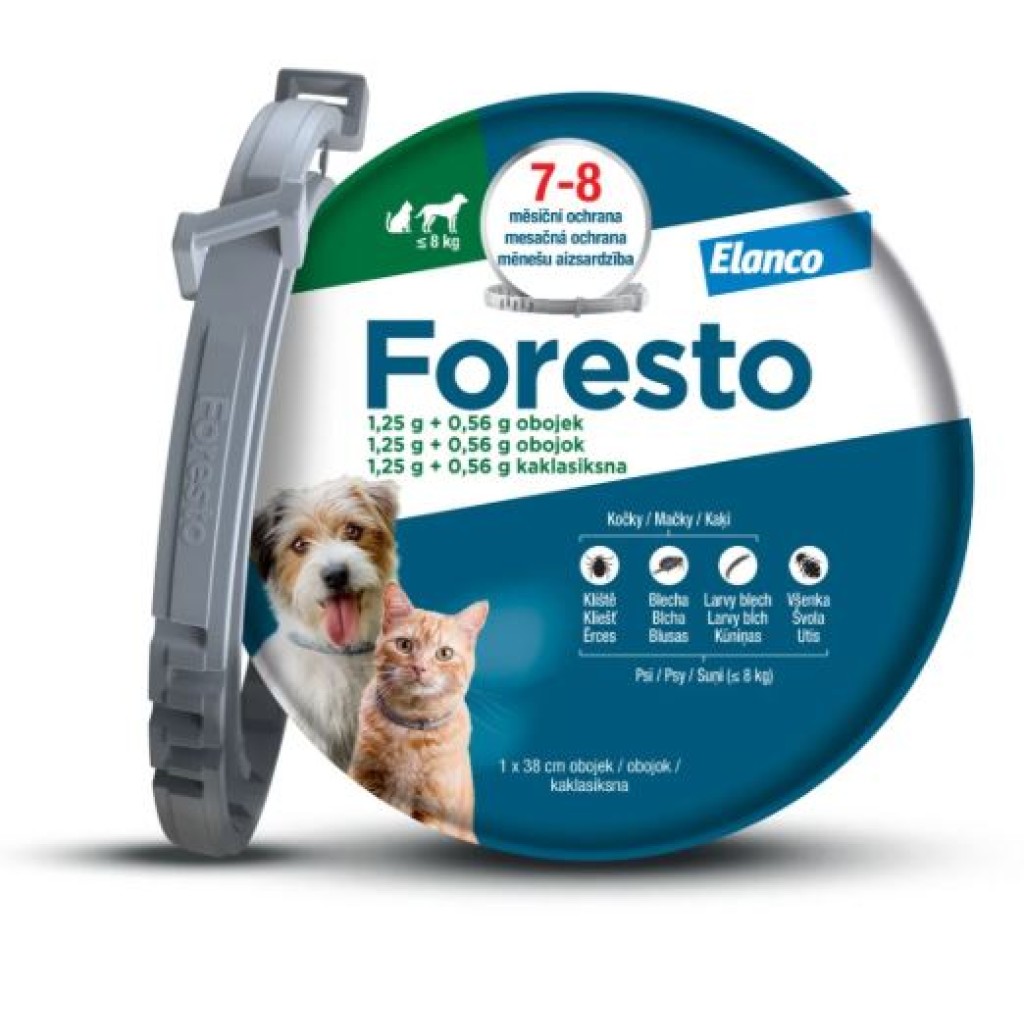 Foresto 38 obojek pro kočky a malé psy 