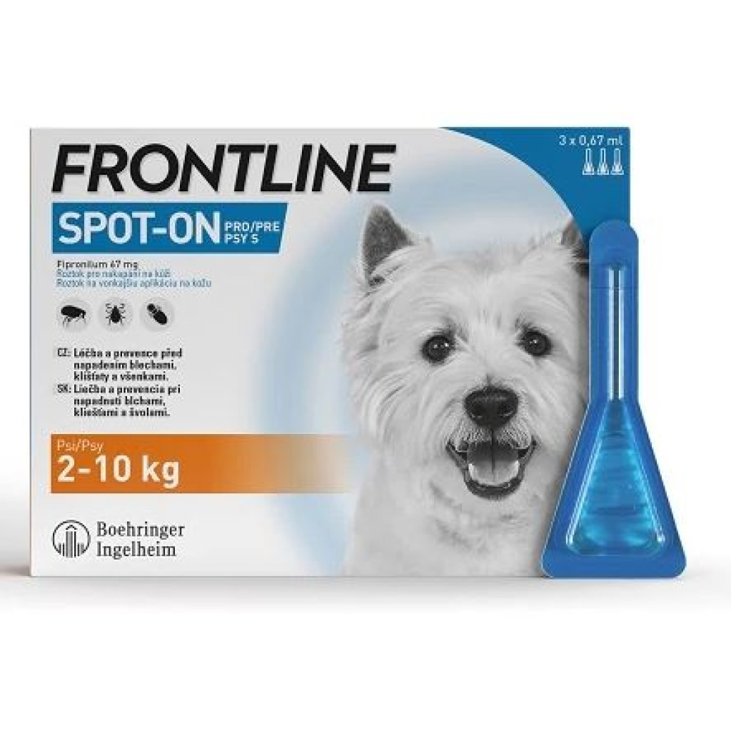 FRONTLINE SPOT ON pro psy S (2-10kg) 3x0,67ml