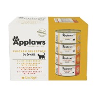 Applaws konzerva Cat MultiPack Kuřecí výběr 12x70g