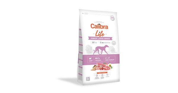 CALIBRA Dog Life Junior Futter Für Kleine & Mittlere Rassen – Lamm, 2,5 Kg Sack