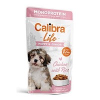 Calibra Dog Life kapsa Puppy&Junior Chicken 150g