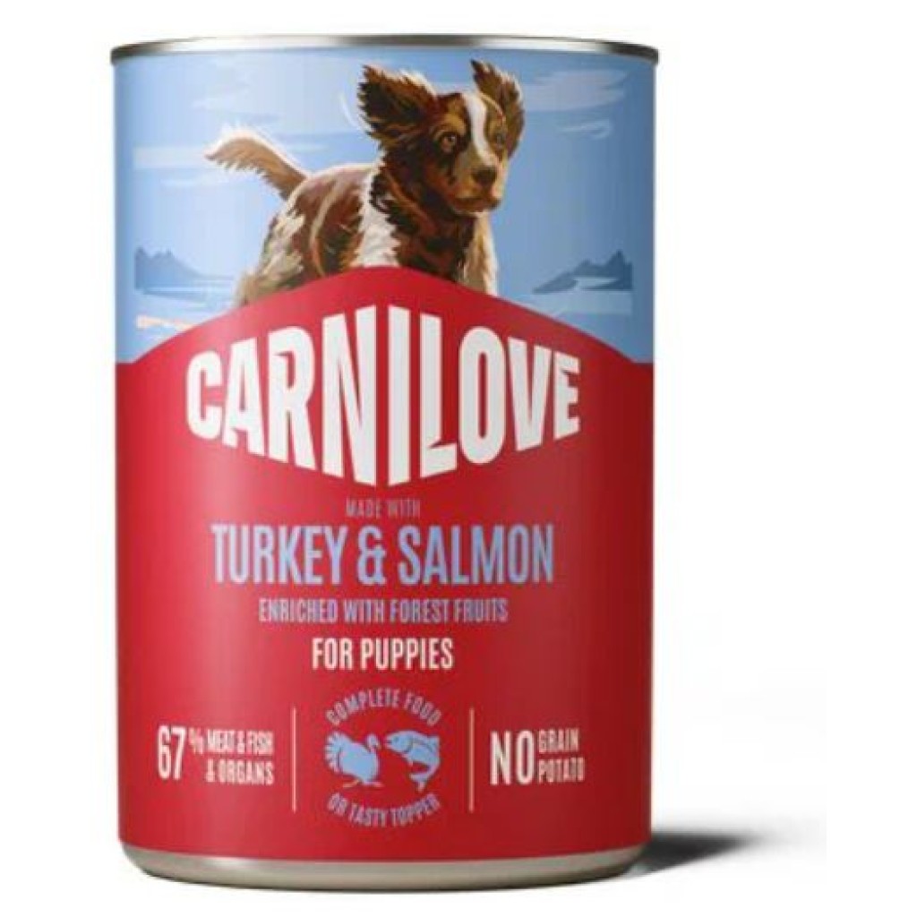 Carnilove Dog Can Paté Turkey&Salmon Puppies 400g