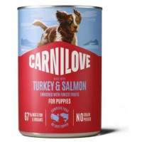 Carnilove Dog Can Paté Turkey&Salmon Puppies 400g