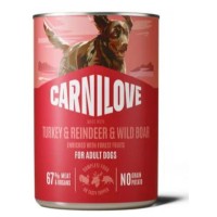 Carnilove Dog Can Paté Turkey&Reindeer&Wildboar 400g