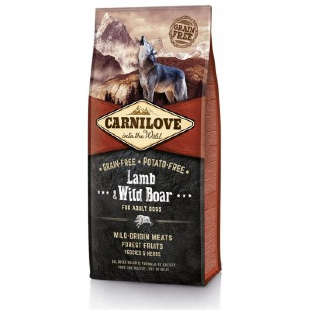 Carnilove Dog Lamb & Wild Boar for Adult NEW 1,5kg