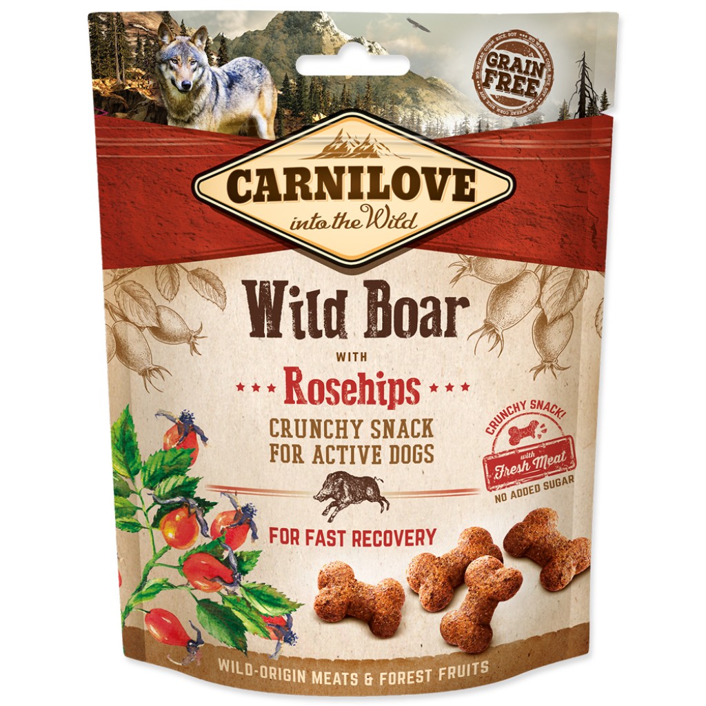 Carnilove Dog Crunchy Wild Boar with Rosehips 200g