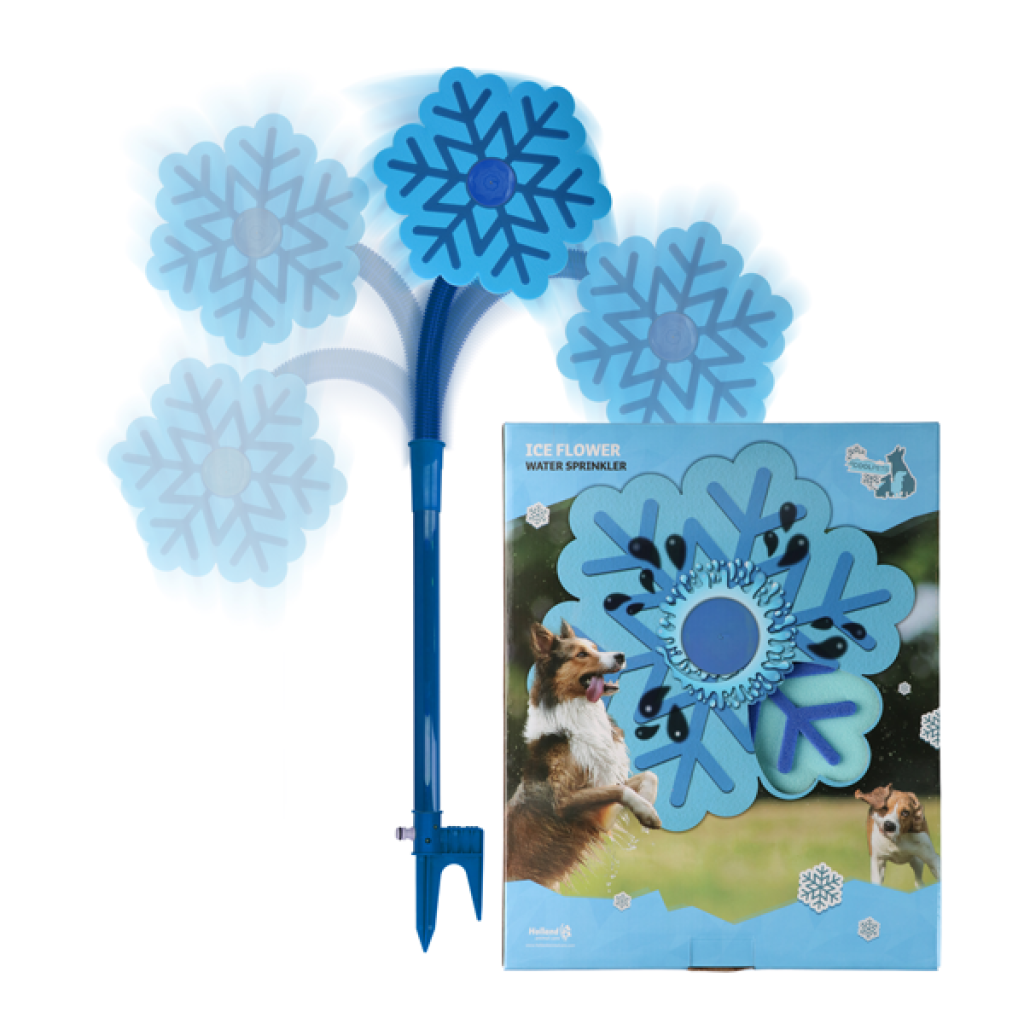 Coolpets Ice Flower - zahradní pohyblivé kropítko pro psy