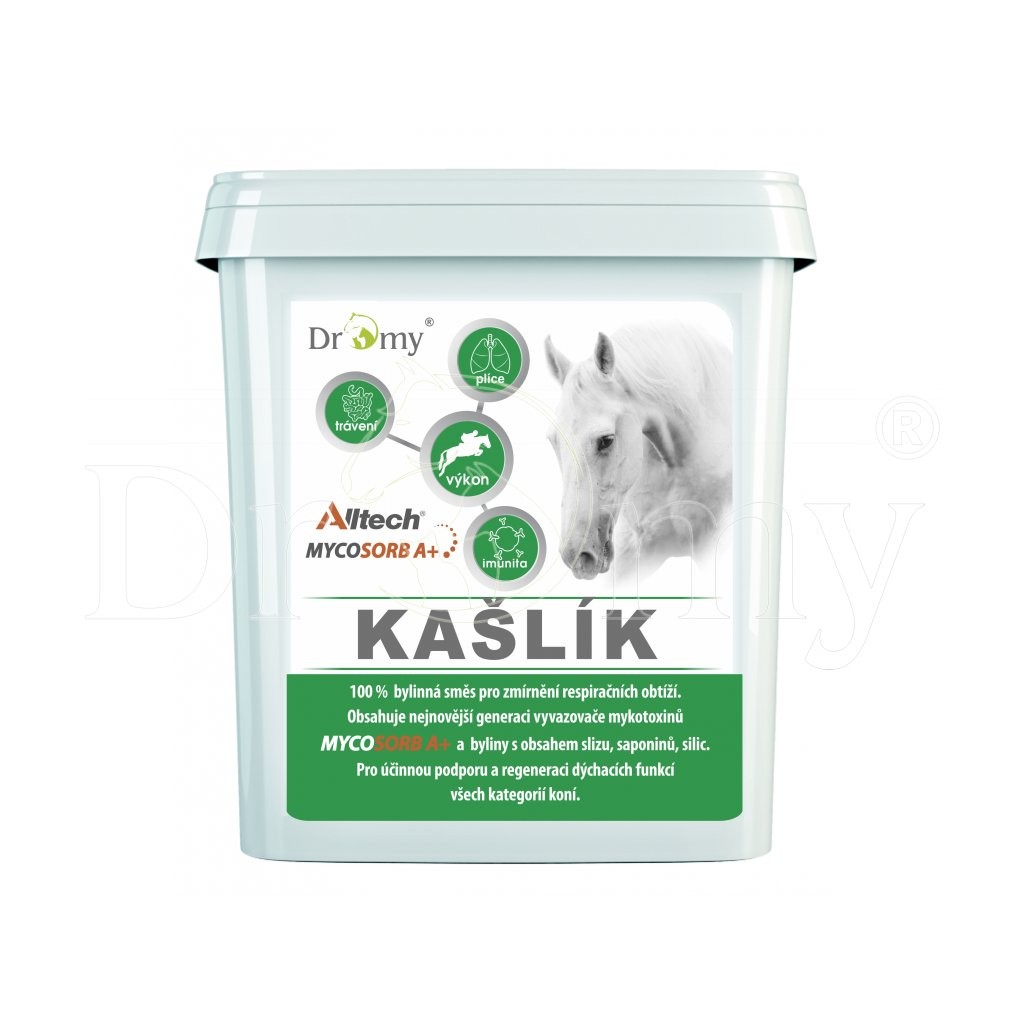 Dromy Kašlík A+ s vyvazovačem mykotoxinů 21 dávek 2100 g 