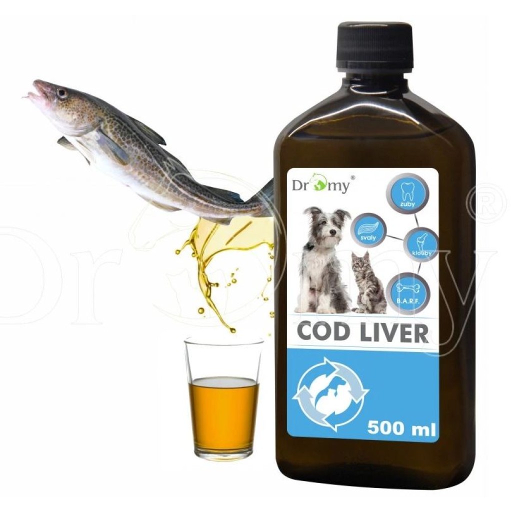 Dromy Olej z tresčích jater 500 ml