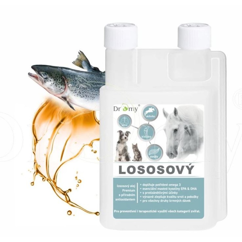 Dromy Lososový olej premium 1000 ml